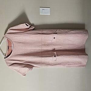 Mittoshop‎ Faux Suede Dress Size L Pink